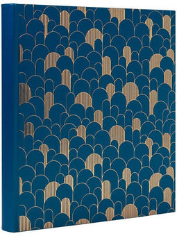 Fotoalbum exacompta 29x32cm 60pag néo déco blauw