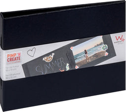 Fotoalbum walther mini 24 foto 13x18 hor zwart