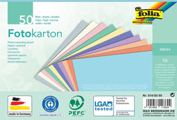 Fotokarton Folia pastel din A4 ass