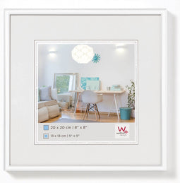 Fotolijst 20x20 cm - Kunststof - Wit - New Lifestyle