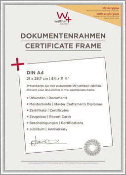 Fotolijst A4 21x 29,7 cm - Kunststof - Zilver - New Lifestyle