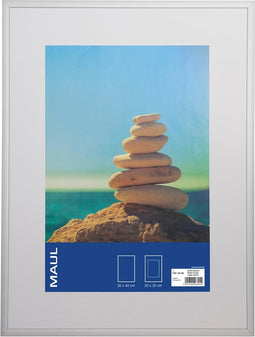 Fotolijst MAUL design 30x40cm aluminium zilver | 6 stuks