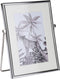 Fotolijst metaal zilver geschikt voor een foto van 15 x 20 cm