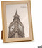 Fotolijsten 15,6 x 2 x 20,7 cm Gouden Bruin Plastic Glas (6 Stuks)