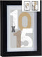 Fotolijsten 16 x 21 x 2,5 cm Zwart Glas Hout MDF (6 Stuks)