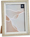 Fotolijsten 18,8 x 23,8 x 2 cm Kristal Beige Wit Plastic (6 Stuks)