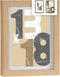 Fotolijsten 18 x 23 x 2,5 cm Natuurlijk Glas Hout MDF (6 Stuks)