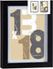 Fotolijsten 18 x 23 x 2,5 cm Zwart Glas Hout MDF (6 Stuks)