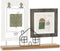 Fotolijsten 2 fotos Huis Zwart Bruin Hout MDF (28 x 23,5 x 6 cm) (6 Stuks)
