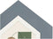Fotolijsten 2 fotos Huis Zwart Bruin Hout MDF (36 x 26 x 6 cm) (6 Stuks)
