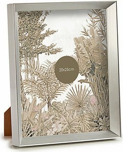 Fotolijsten 22,3 x 3,5 x 27,3 cm Zilverkleurig Plastic Glas (6 Stuks)