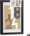 Fotolijsten 24 x 2,5 x 32,5 cm Zwart Glas Hout MDF (6 Stuks)
