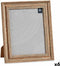 Fotolijsten 26 x 2 x 31 cm Kristal Hout Bruin Koper Plastic (6 Stuks)