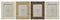 Fotolijsten Beige Scandi – Natuurlijk Kristal – 18,5 x 23,5 cm (4 Stuks)