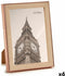Fotolijsten Bruin Koper Plastic Glas (15,6 x 2 x 20,7 cm) (6 Stuks)