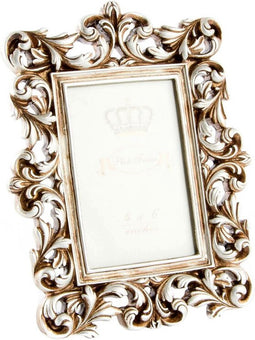 Fotolijsten DKD Home Decor 18 x 2 x 25 cm Gouden Hars Shabby Chic