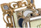 Fotolijsten DKD Home Decor 19 x 2 x 25 cm Zilverkleurig Gouden Hars Shabby Chic (2 Stuks)
