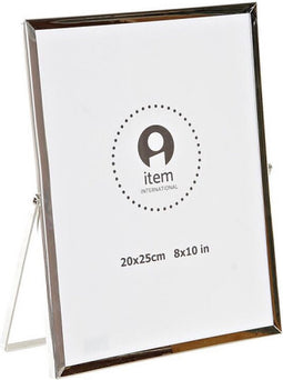 Fotolijsten DKD Home Decor 21 x 2 x 26 cm Zilverkleurig Metaal