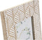 Fotolijsten DKD Home Decor 22,5 x 2 x 28 cm Kristal Bruin Wit Mangohout Stads