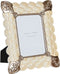 Fotolijsten DKD Home Decor 22,8 x 2,6 x 28,6 cm Kristal Koper Wit Hars Romantiek