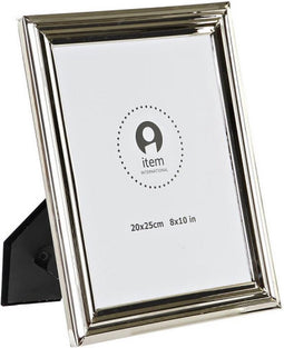 Fotolijsten DKD Home Decor 25 x 2 x 30 cm Zilverkleurig Metaal