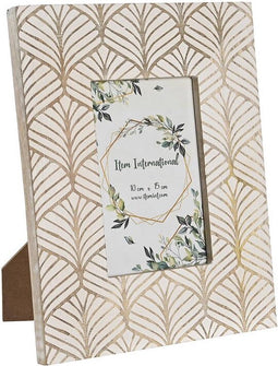 Fotolijsten DKD Home Decor Bruin Mangohout 20 x 2 x 25 cm Stads