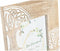 Fotolijsten DKD Home Decor Wit Bruin Hout Kristal Mangohout Boomstructuur Indiaas 23 x 2 x 28 cm