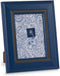 Fotolijsten Kristal Blauw Plastic (6 Stuks) (2 x 26 x 21 cm)