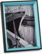 Fotolijsten Kristal Zwart Blauw Hout MDF (3 x 22 x 17 cm) (6 Stuks)
