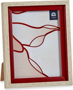 Fotolijsten Rood Bruin Kristal Hout Plastic (18,8 x 2 x 24 cm)