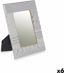 Fotolijsten Zilverkleurig Keramisch 18,5 x 1,5 x 23 cm (6 Stuks)