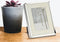 Fotolijstje/fotoframe 17 x 22 cm met zilver metalen rand - Geschikt voor een foto van 10 x 15 cm