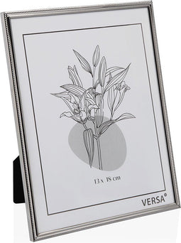 Fotolijstje Versa Zilverkleurig Metaal Minimalist 1 x 18,5 x 13,5 cm