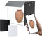 Fotostudio met led verlichting - 40cm x 40cm - Opvouwbaar - Lightbox - Achtergrond Fotografie - Hardcase - Productfotografie - Fotobox - Zwart