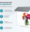Fotostudio met led verlichting - 40cm x 40cm - Opvouwbaar - Lightbox - Achtergrond Fotografie - Hardcase - Productfotografie - Fotobox - Zwart