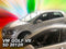 Zijwindschermen donker tbv VW volkswagen Golf 7 (type VII) - 5 deurs Hatchback model 2012 - 2020 set tbv voor & achterramen