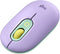 Logitech POP - Draadloze Emoji Muis - SilentTouch technologie - Paars/Groen