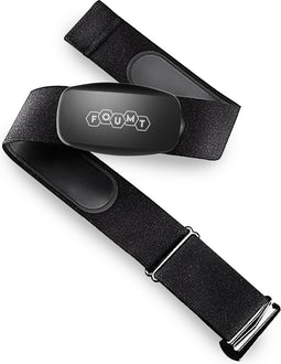 Foumt Hartslagmeter - Hartslagmeter met Borstband - Hartslagmeters - Stappenteller - Activity Tracker - Bluetooth - Zwart