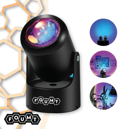 Foumt Sunset lamp Rainbow S2 - Projector - Sunset projector lamp - Zonsondergang lamp - Zwart