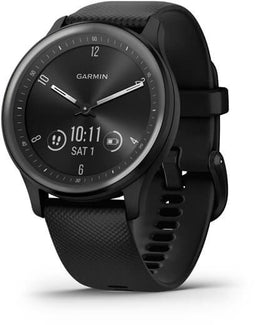 Garmin Vivomove Sport - Hybride Smartwatch - 24/7 Gezondheidsmonitoring - Zwart