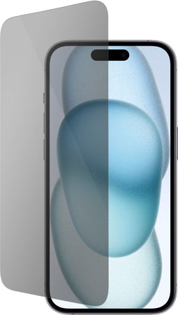 Mobiparts Privacy Glass - Apple iPhone 15 - 9H gehard glas - Anti-bacterieel