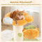 Coast Bloem Kattenboom - Kleine Krabpaal met Pluche Zitplek 40 x 40 x 69 cm - Geel