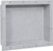 vidaXL - Douchenis - 41x36x10 - cm - matzwart