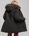 Superdry Everest - Dames Jas - Regular fit met afneembare capuchon - Zwart