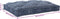vidaXL - Palletkussen - Indigo - 120x80x12 - cm - Stof