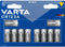 Varta 06205 - CR123A Batterij - Lithium 3 V 1430 mAh - Grijs (10 stuks)