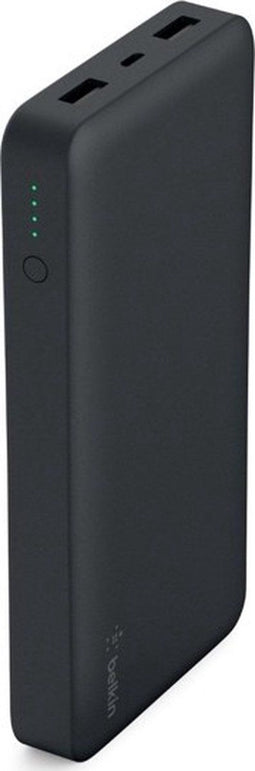 Belkin Pocket Power 10K - Powerbank 10000 mAh - 2 USB-poorten - Zwart