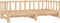 vidaXL - Slaapbank - met - onderschuifbed - 90x200 - cm - massief - grenenhout