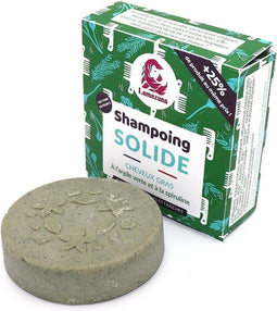 Lamazuna - Groene Klei & Spirulina Shampoo Bar Vet Haar - 70g