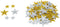 Colorations Foamstickers Glitter Sterren, 100st.